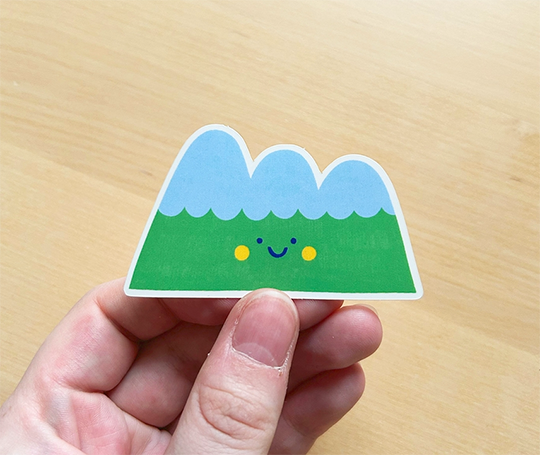 Autocollant Montagne