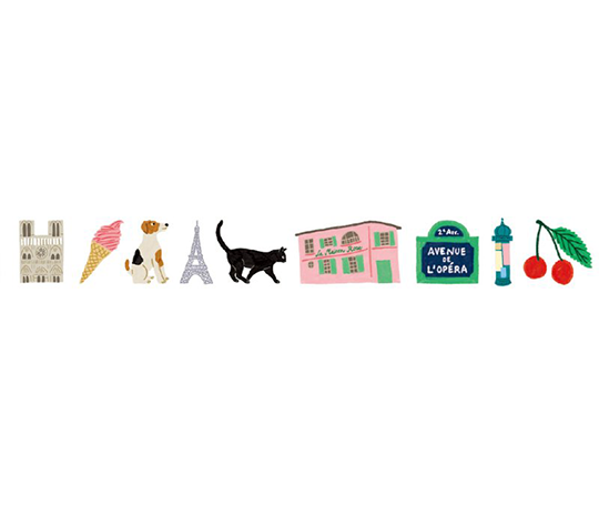 MT x Léa Maupetit - washi tape Paris