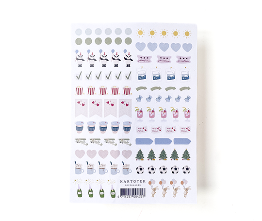 Planche d'autocollants - Mini Calendar II