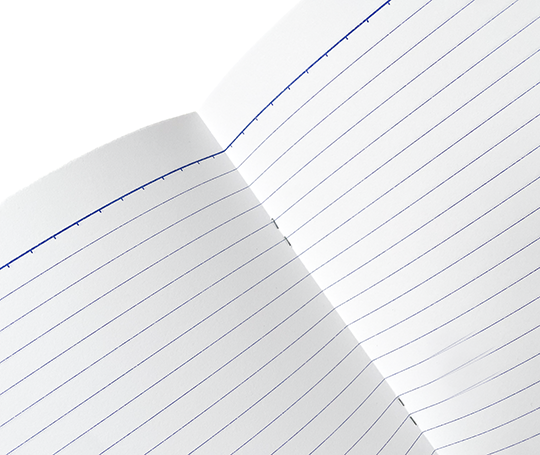 Carnet souple à rayures