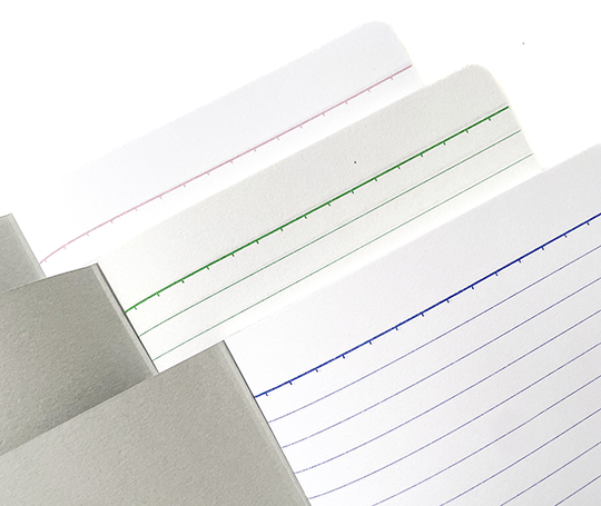 Carnet souple à rayures