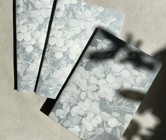 Carnet souple Hortensias