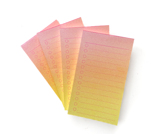 Mini bloc To Do imprimé en risographie