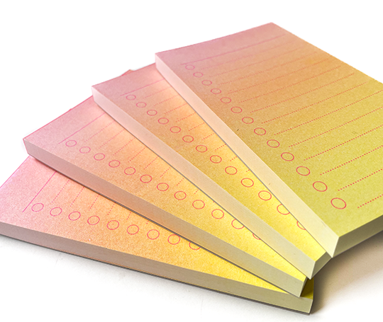 Mini bloc To Do imprimé en risographie