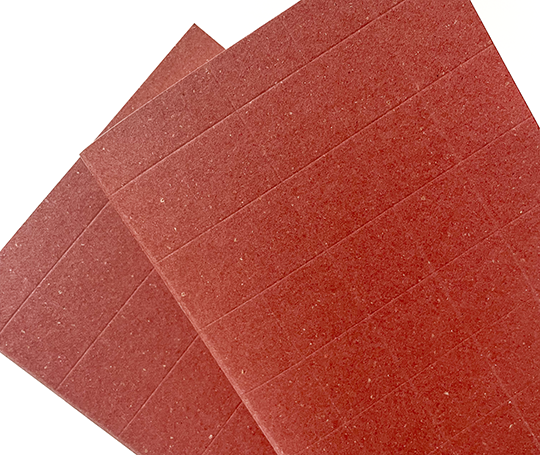 Carnet souple à couverture gaufrée et grands carreaux - Brique