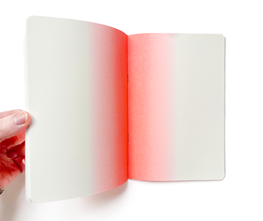 Carnet souple dégradé Glow