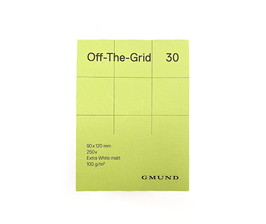 Gros bloc-notes Off-The-Grid - Lime