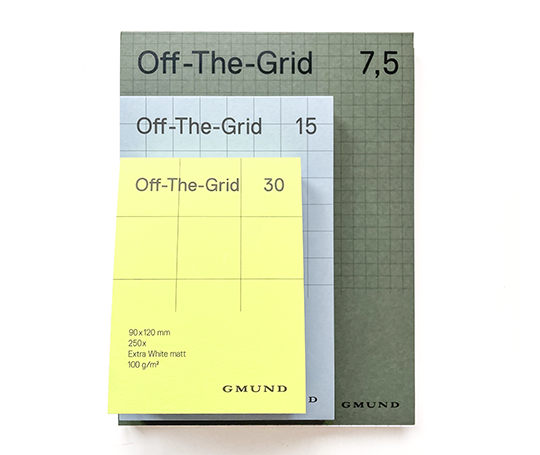 Gros bloc-notes Off-The-Grid - Lime