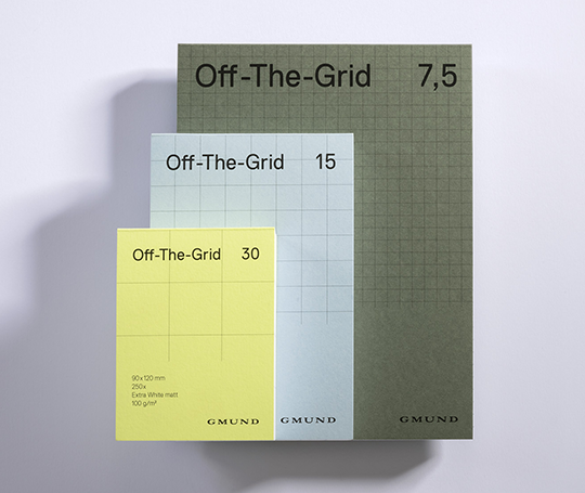 Gros bloc-notes Off-The-Grid - Lime