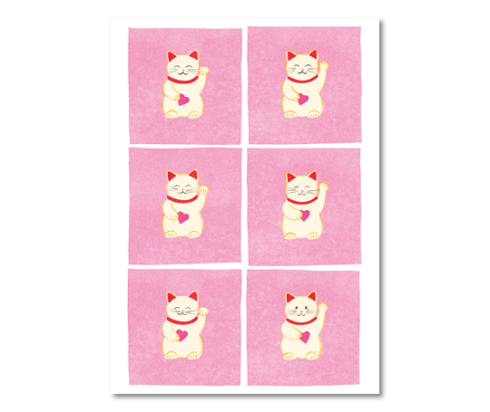 Carte - Lucky Love Cat