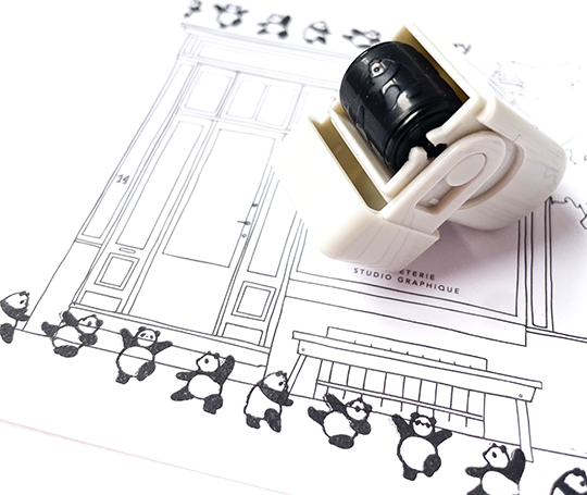 Cachet roulette - Kung  Fu Panda