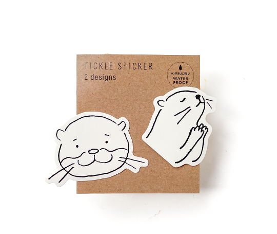 Autocollants Tickle - Loutres