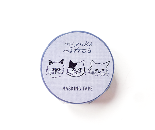 Masking tape Miyuki Matsuo - Chats repos