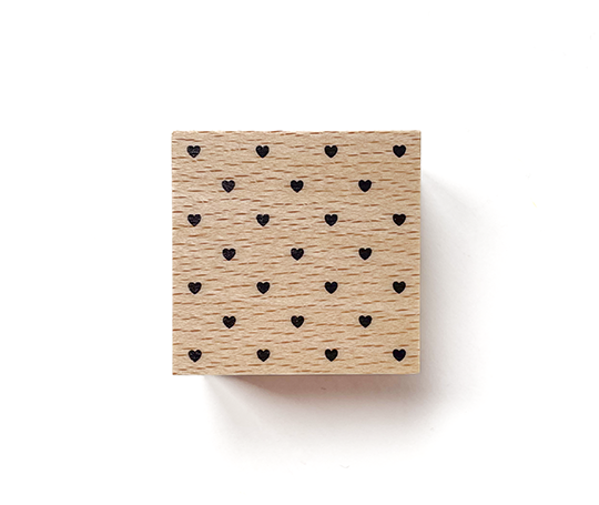 Cachet - Carré de coeurs