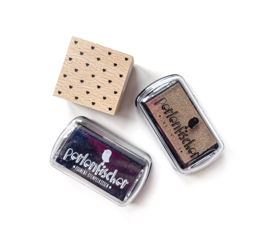 Cachet - Carré de coeurs