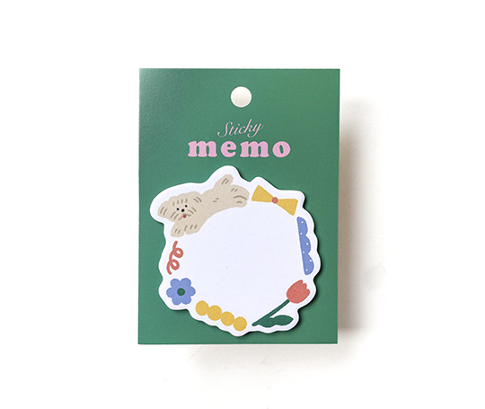 Notes adhésives Sticky Memo - Couronne chien