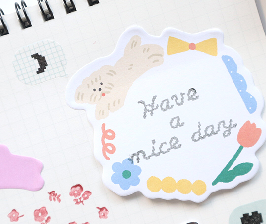 Notes adhésives Sticky Memo - Couronne chien