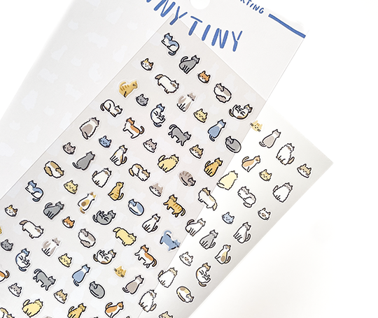 Planche d'autocollants Tiny Tiny - Chats
