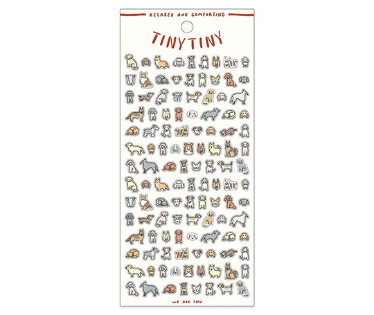 Planche d'autocollants Tiny Tiny - Chiens