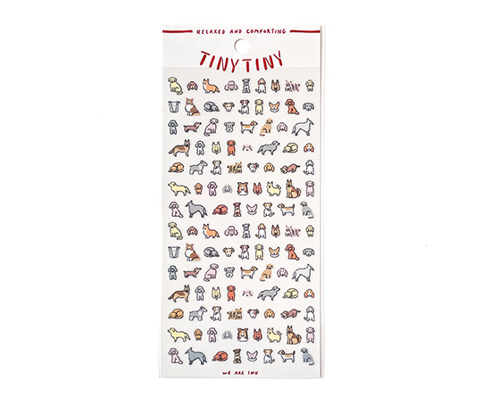 Planche d'autocollants Tiny Tiny - Chiens