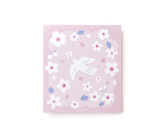 Bloc mémo illustré - Colombe