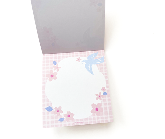 Bloc mémo illustré - Colombe