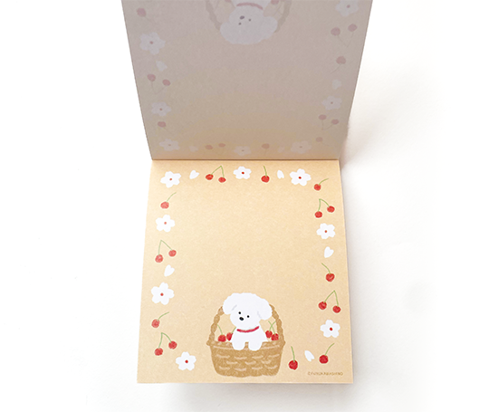 Bloc mémo illustré - Bichon