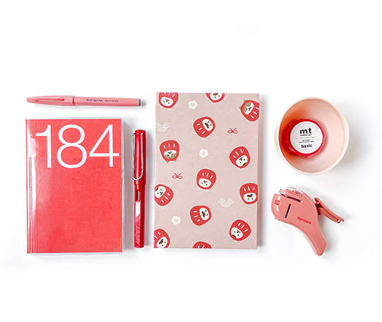 Carnet en accordéon - Daruma