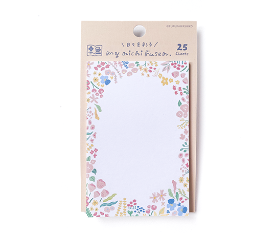 Notes adhésives My Nichi Fusen - Fleurs