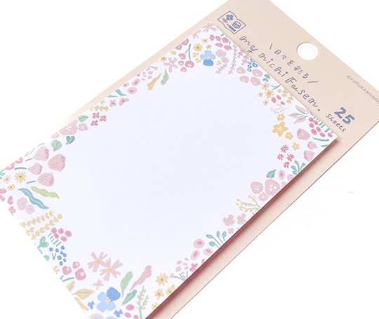 Notes adhésives My Nichi Fusen - Fleurs