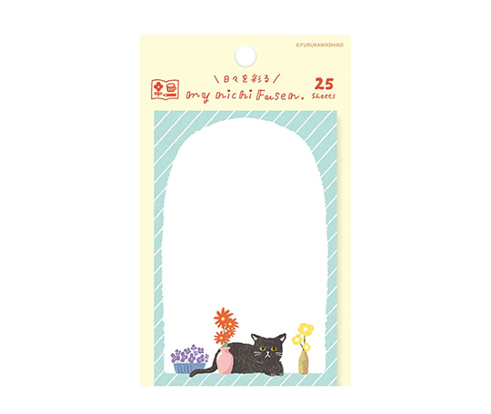 Notes adhésives My Nichi Fusen - Chat à la fenêtre