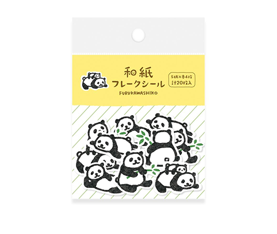 Autocollants "flake" - Pandas