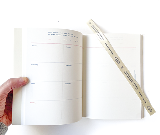 Planificateur semainier dégradé - Forest