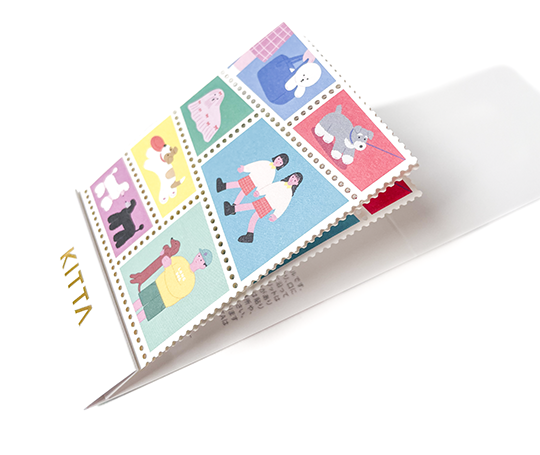 Kitta - Pochette de petits timbres - Doggy