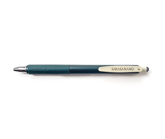 Stylo gel Sarasanano 0.3 mm - Green