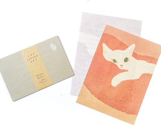 Set de papier à lettres - Cats illustré par Mula