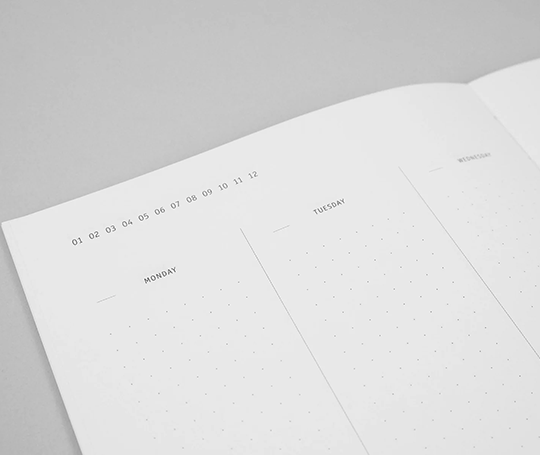 Planner Klasyk non daté - Moss