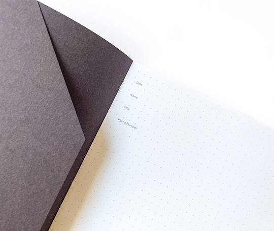 Mishmash - carnet Naked A5 - Deep Brown