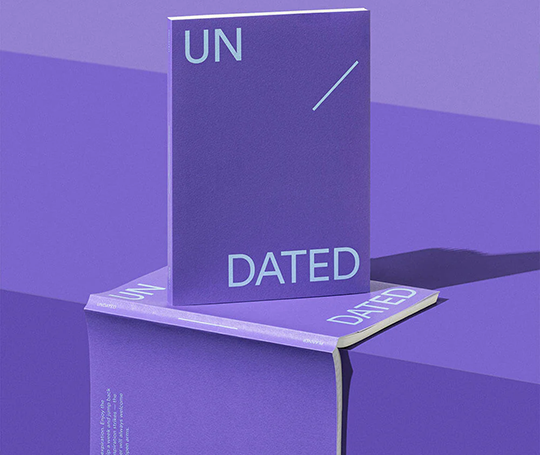 Mishmash - agenda non daté en blocs - mauve