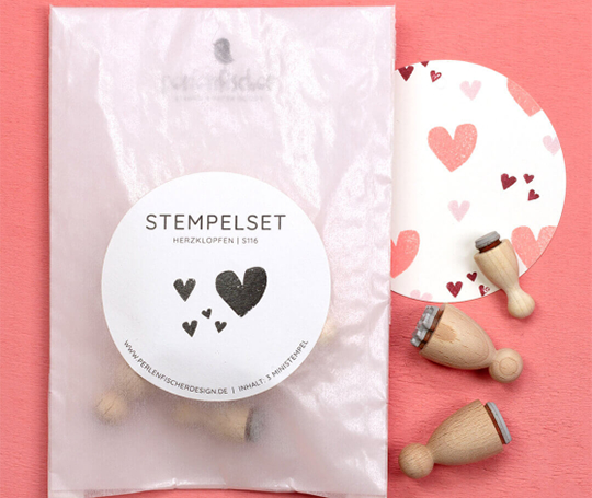 Lot de cachets - Coeurs