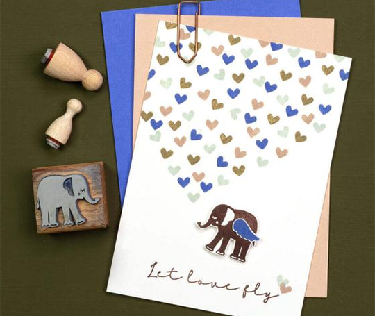 Cachet - Mini coeur dodu