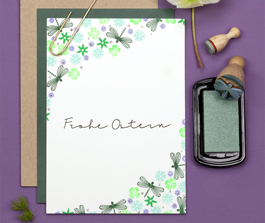 Cachet - Petite libellule