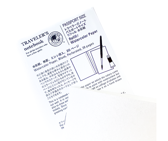 Traveler's Company - Carnet souple papier aquarelle