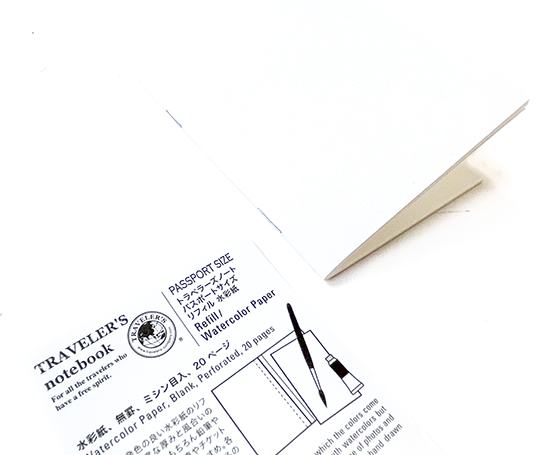 Traveler's Company - Carnet souple papier aquarelle