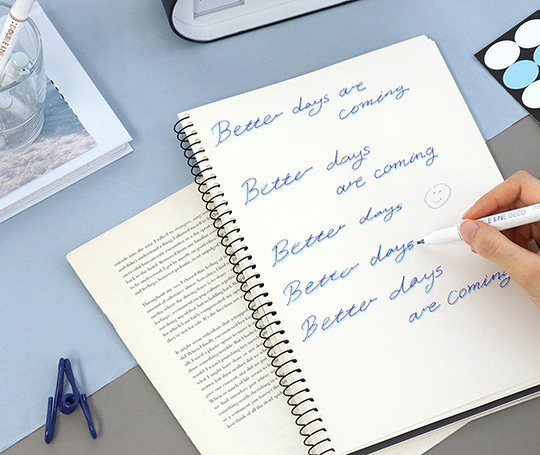 Feutres Double Line + surligneur - Lake