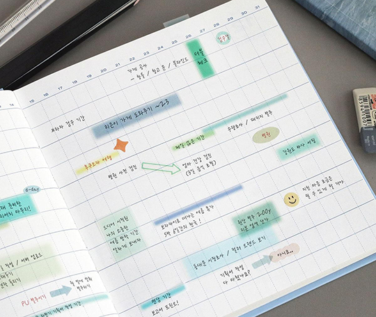 Index surligneurs Blur - Forest