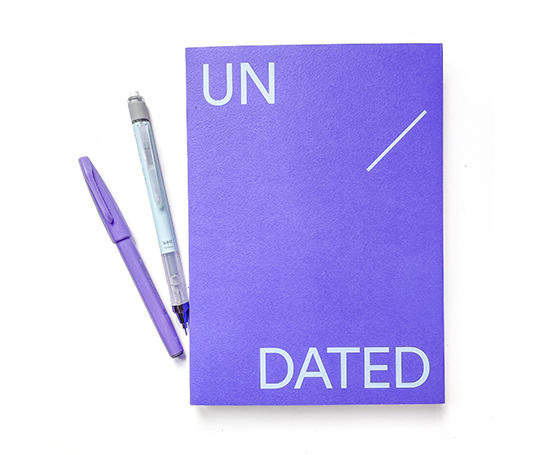 Mishmash - agenda non daté en blocs - mauve