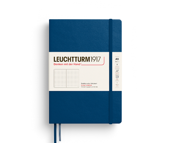 Leuchtturm carnet A5 rigide - Indigo