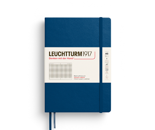 Leuchtturm carnet A5 rigide - Indigo