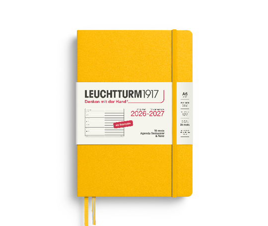 Leuchtturm agenda 26/27 A5 rigide semaine & notes fr. - Sunflower
